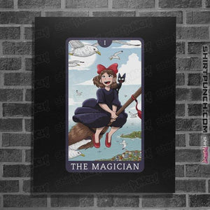 Daily_Deal_Shirts Posters / 4"x6" / Black Tarot Ghibli The Magician