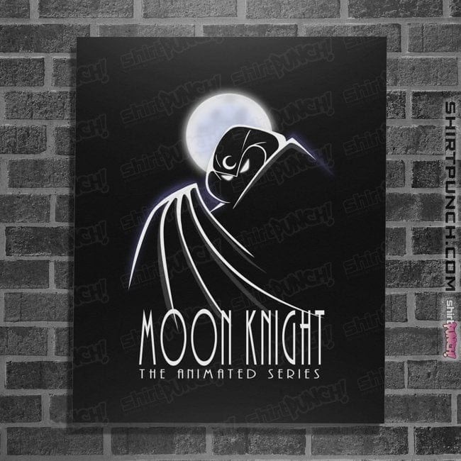 Secret_Shirts Posters / 4"x6" / Black Moon Knight The Animated Series