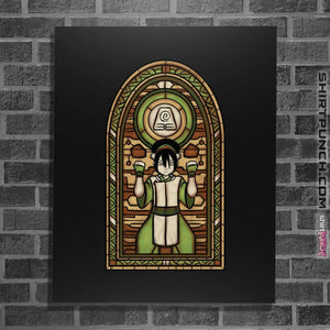 Shirts Posters / 4"x6" / Black Stained Glass Toph