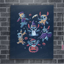 Load image into Gallery viewer, Shirts Posters / 4&quot;x6&quot; / Navy Halloween Experiments
