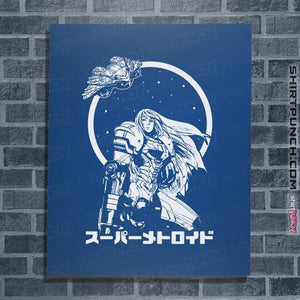 Secret_Shirts Posters / 4"x6" / Royal Blue The Interstellar Bounty Hunter