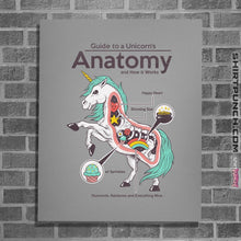 Load image into Gallery viewer, Shirts Posters / 4&quot;x6&quot; / Sports Grey Anatomy Of A Unicorn
