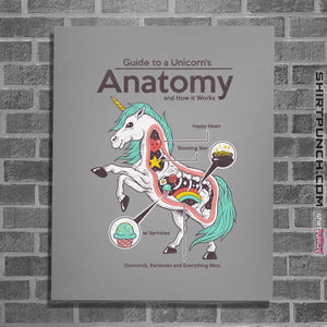 Shirts Posters / 4"x6" / Sports Grey Anatomy Of A Unicorn