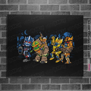 Daily_Deal_Shirts Posters / 4"x6" / Black Where The War Beasts Are