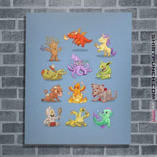 Load image into Gallery viewer, Shirts Posters / 4&quot;x6&quot; / Powder Blue Diapers &amp; Dragons
