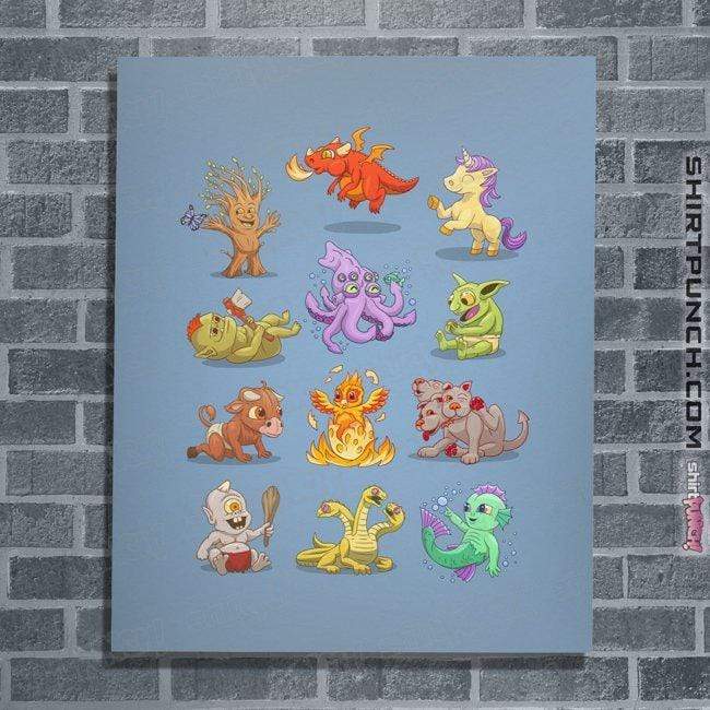 Shirts Posters / 4"x6" / Powder Blue Diapers & Dragons