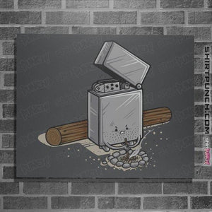 Shirts Posters / 4"x6" / Charcoal Out Of Fuel