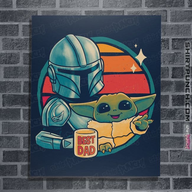 Daily_Deal_Shirts Posters / 4"x6" / Navy Beskar Dad