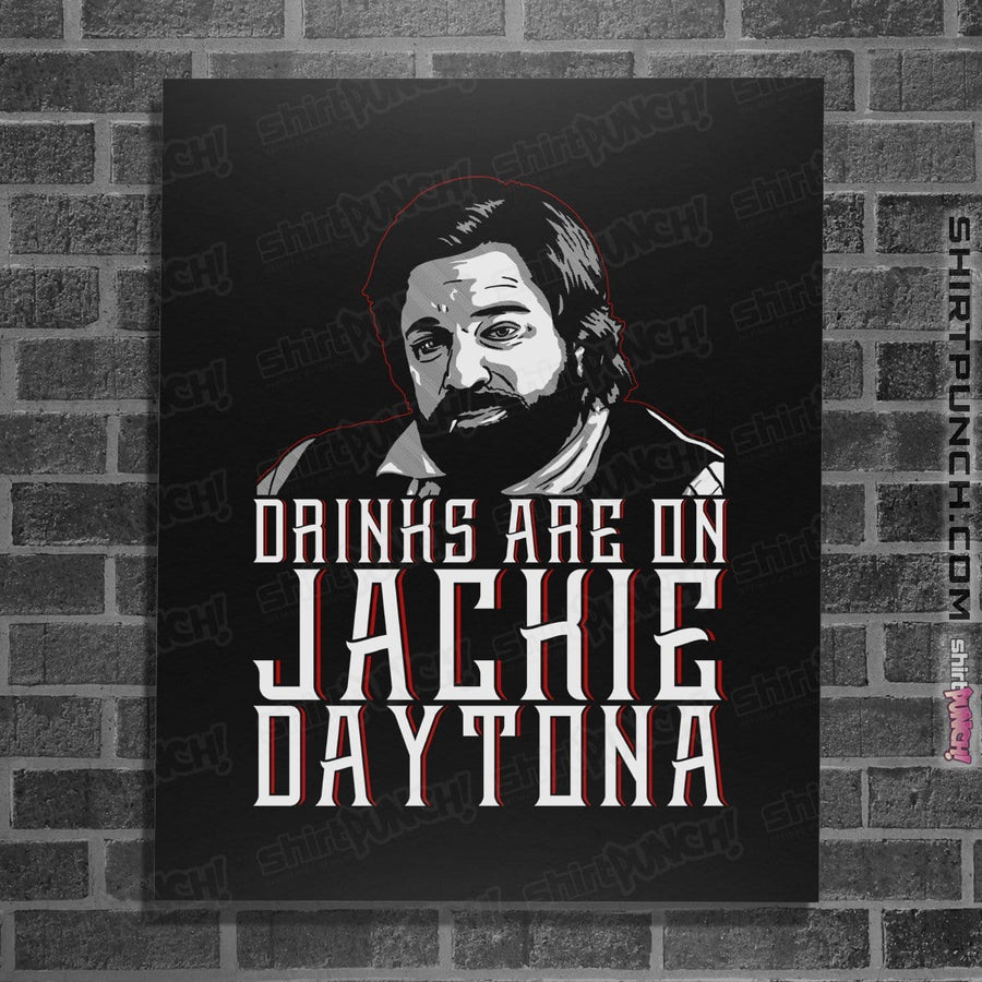 Shirts Posters / 4"x6" / Black Jackie Daytona