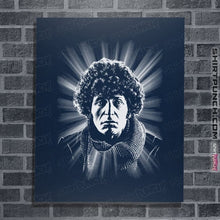 Load image into Gallery viewer, Daily_Deal_Shirts Posters / 4&quot;x6&quot; / Navy Tom Baker
