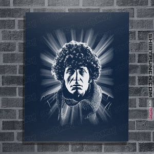 Daily_Deal_Shirts Posters / 4"x6" / Navy Tom Baker
