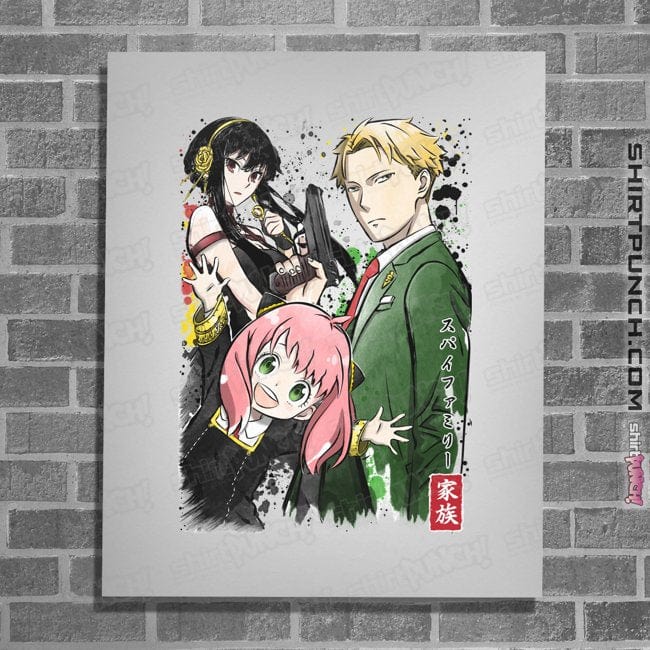 Daily_Deal_Shirts Posters / 4"x6" / White Forger Family Watercolor