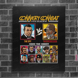 Shirts Posters / 4"x6" / Black Connery Combat