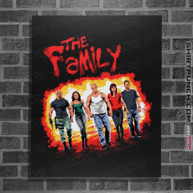 Secret_Shirts Posters / 4"x6" / Black The Family