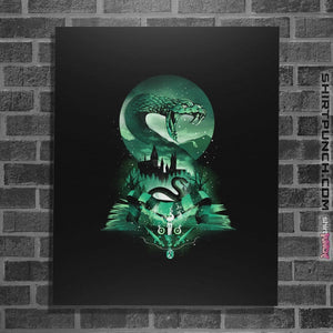 Shirts Posters / 4"x6" / Black House Of Slytherin