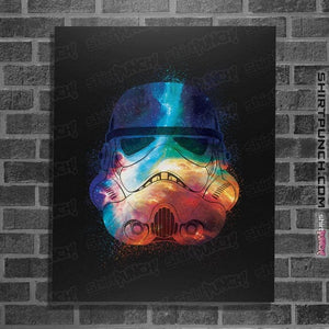 Daily_Deal_Shirts Posters / 4"x6" / Black Galactic Stormtrooper