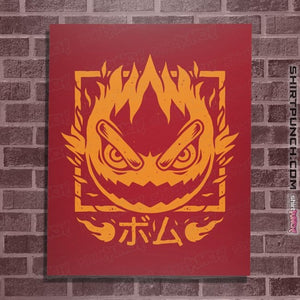 Shirts Posters / 4"x6" / Red Fireball Bomb