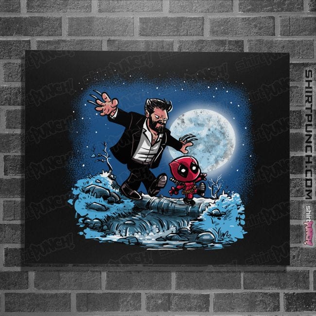 Daily_Deal_Shirts Posters / 4"x6" / Black Wade And Logan