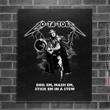 Load image into Gallery viewer, Daily_Deal_Shirts Posters / 4&quot;x6&quot; / Black Taters
