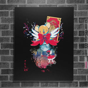 Shirts Posters / 4"x6" / Black Sakura Spring