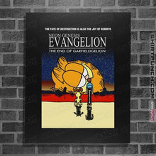 Load image into Gallery viewer, Daily_Deal_Shirts Posters / 4&quot;x6&quot; / Black End Of Neon Genesis Garfieldgelion
