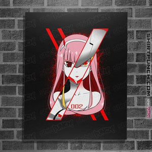 Shirts Posters / 4"x6" / Black Franxx