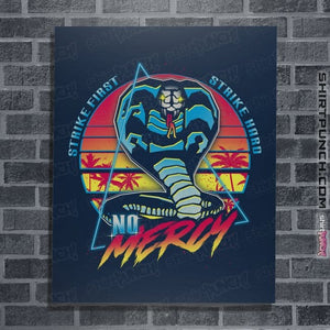 Secret_Shirts Posters / 4"x6" / Navy Retro Cobra