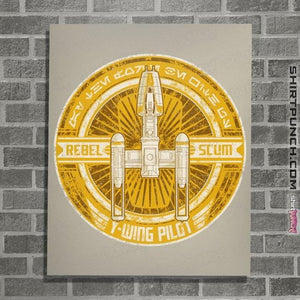 Shirts Posters / 4"x6" / Natural Rebel Scum: Y-Wing Pilot