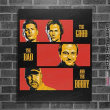 Load image into Gallery viewer, Shirts Posters / 4&quot;x6&quot; / Black The Good The Bad And The Bobby
