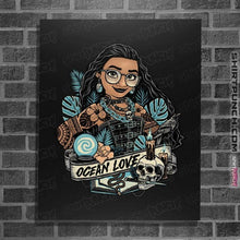 Load image into Gallery viewer, Daily_Deal_Shirts Posters / 4&quot;x6&quot; / Black Rocker Moana
