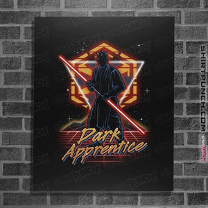 Shirts Posters / 4"x6" / Black Retro Dark Apprentice