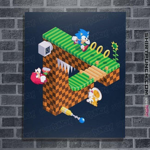 Secret_Shirts Posters / 4"x6" / Navy Sonic Penrose