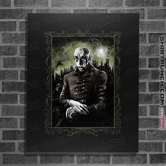 Secret_Shirts Posters / 4"x6" / Black Portrait In Transylvania