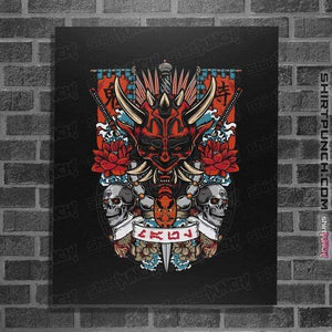 Shirts Posters / 4"x6" / Black Dark Side Akuma