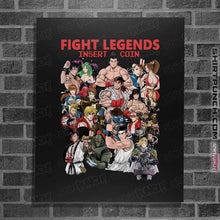Load image into Gallery viewer, Daily_Deal_Shirts Posters / 4&quot;x6&quot; / Black Fight Legends Insert Coin
