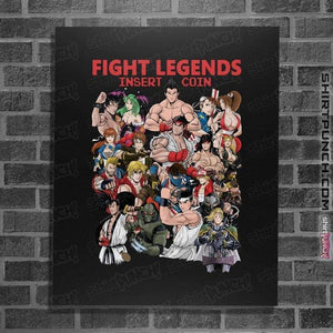 Daily_Deal_Shirts Posters / 4"x6" / Black Fight Legends Insert Coin