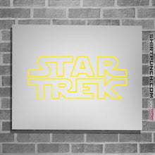 Load image into Gallery viewer, Shirts Posters / 4&quot;x6&quot; / White Star Trek Logo

