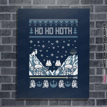 Load image into Gallery viewer, Shirts Posters / 4&quot;x6&quot; / Navy Ho Ho Hoth

