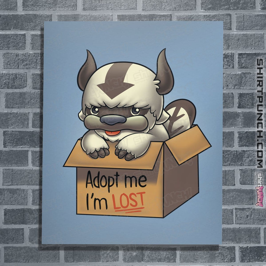 Secret_Shirts Posters / 4"x6" / Powder Blue Adopt Appa