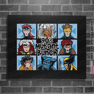 Shirts Posters / 4"x6" / Black 90s Mutant Bunch