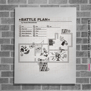 Shirts Posters / 4"x6" / White Battle Plan