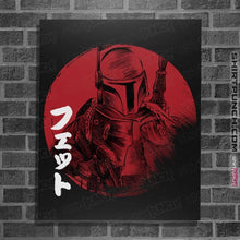 Load image into Gallery viewer, Daily_Deal_Shirts Posters / 4&quot;x6&quot; / Black Red Sun Fett
