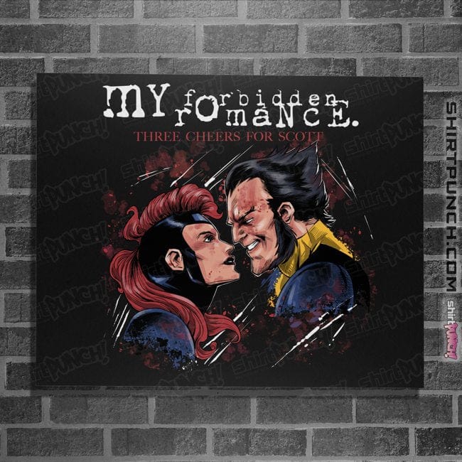 Secret_Shirts Posters / 4"x6" / Black Forbidden Romance