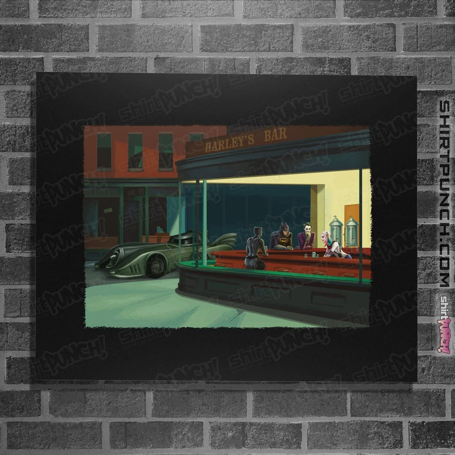 Shirts Posters / 4"x6" / Black Gothamnights