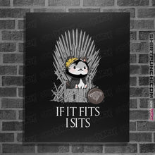 Load image into Gallery viewer, Shirts Posters / 4&quot;x6&quot; / Black Game Of Sits
