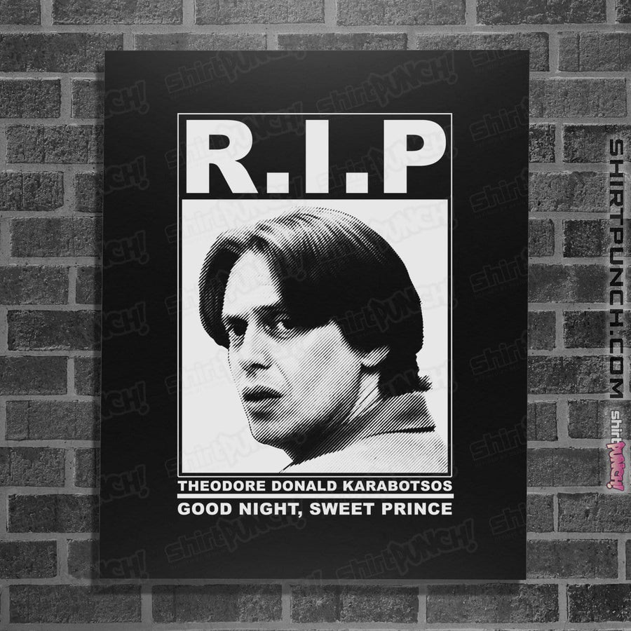 Shirts Posters / 4"x6" / Black RIP Donny