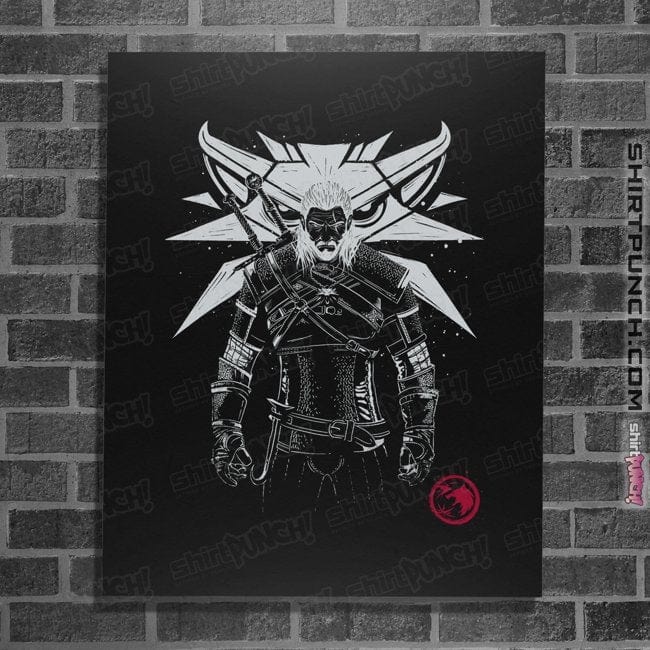 Daily_Deal_Shirts Posters / 4"x6" / Black Hunting Monsters