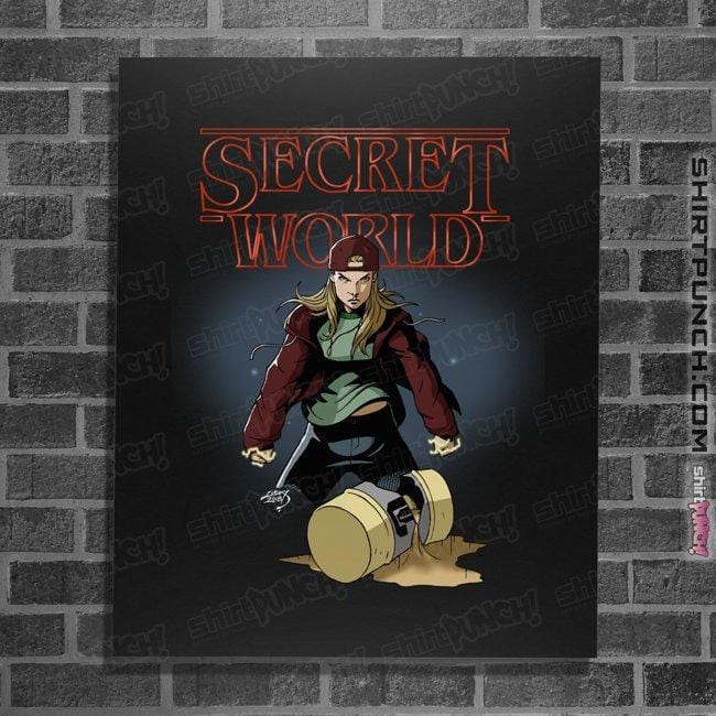 Secret_Shirts Posters / 4"x6" / Black Alex Mack