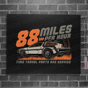 Daily_Deal_Shirts Posters / 4"x6" / Black 88 Miles Per Hour