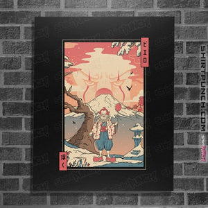 Secret_Shirts Posters / 4"x6" / Black Floating Nightmare Ukiyo-e
